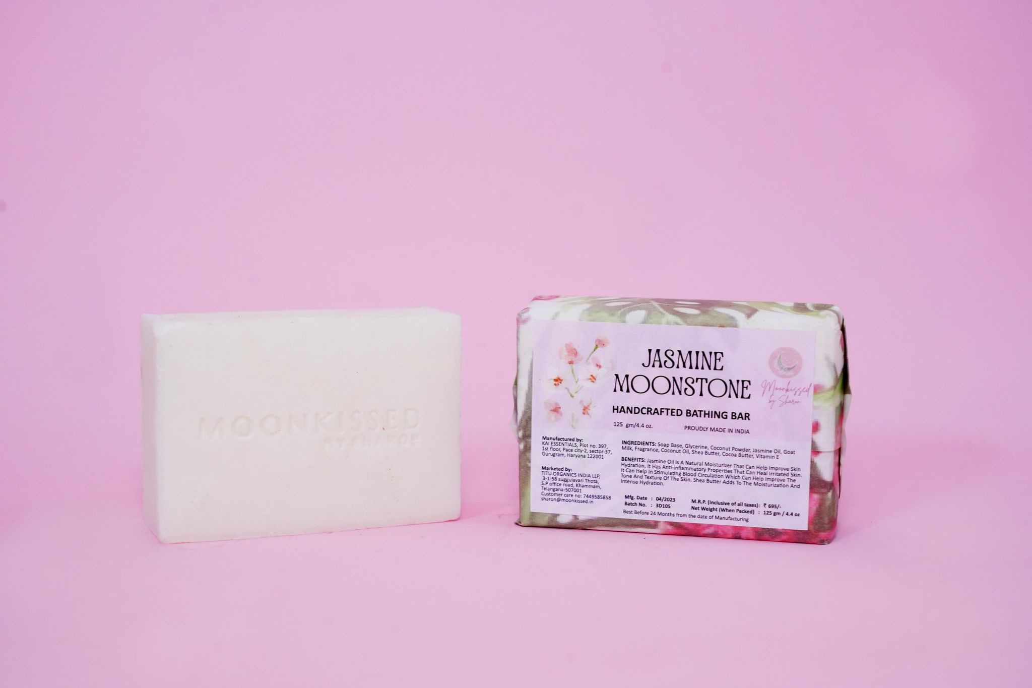 Jasmine Moonstone Bathing Bar