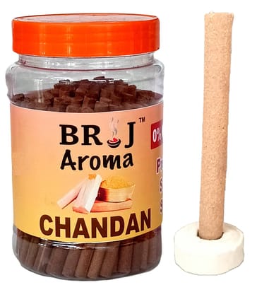 Brij Aroma Chandan (Sandal) Dhoop Sticks 250 Grams With Stand | Made In Vrindavan | Approximate 100 Sticks