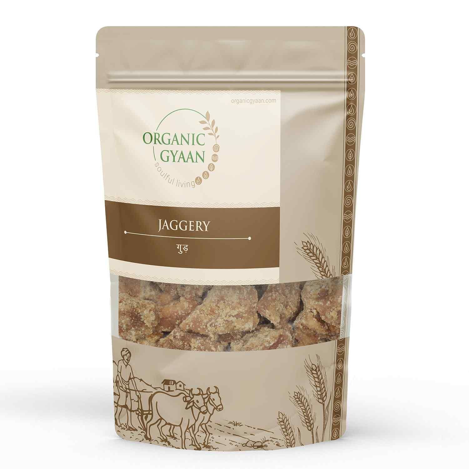 Organic Gyaan Organic Jaggery (Gur) 900gm