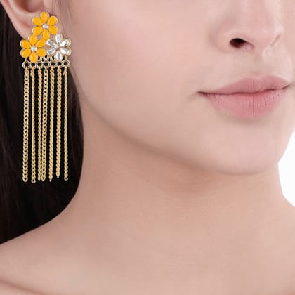 Amazon.com: Andelaisi Boho Long Tassel Chain Earrings Gold Snake Chain Drop  Earrings Vintage Metal Sleek Chain Earrings Long Fringe Chain Drop Earrings  Jewelry for Wedding Party: Clothing, Shoes & Jewelry