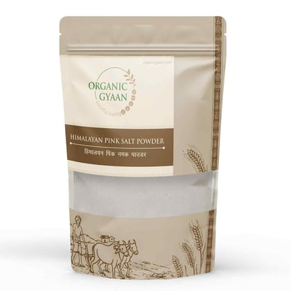 Organic Gyaan Himalayan Pink Salt Powder 450gm