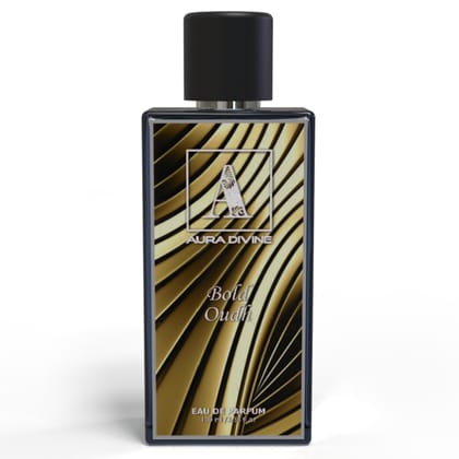 Aura Divine Bold Oudh EDP| Eau De Parfum - Premium Long Lasting Fragrance for Men, Husband, Boyfriend| Agarwood | Black Oud| Vetiver| Strong Scent| - 100 ml