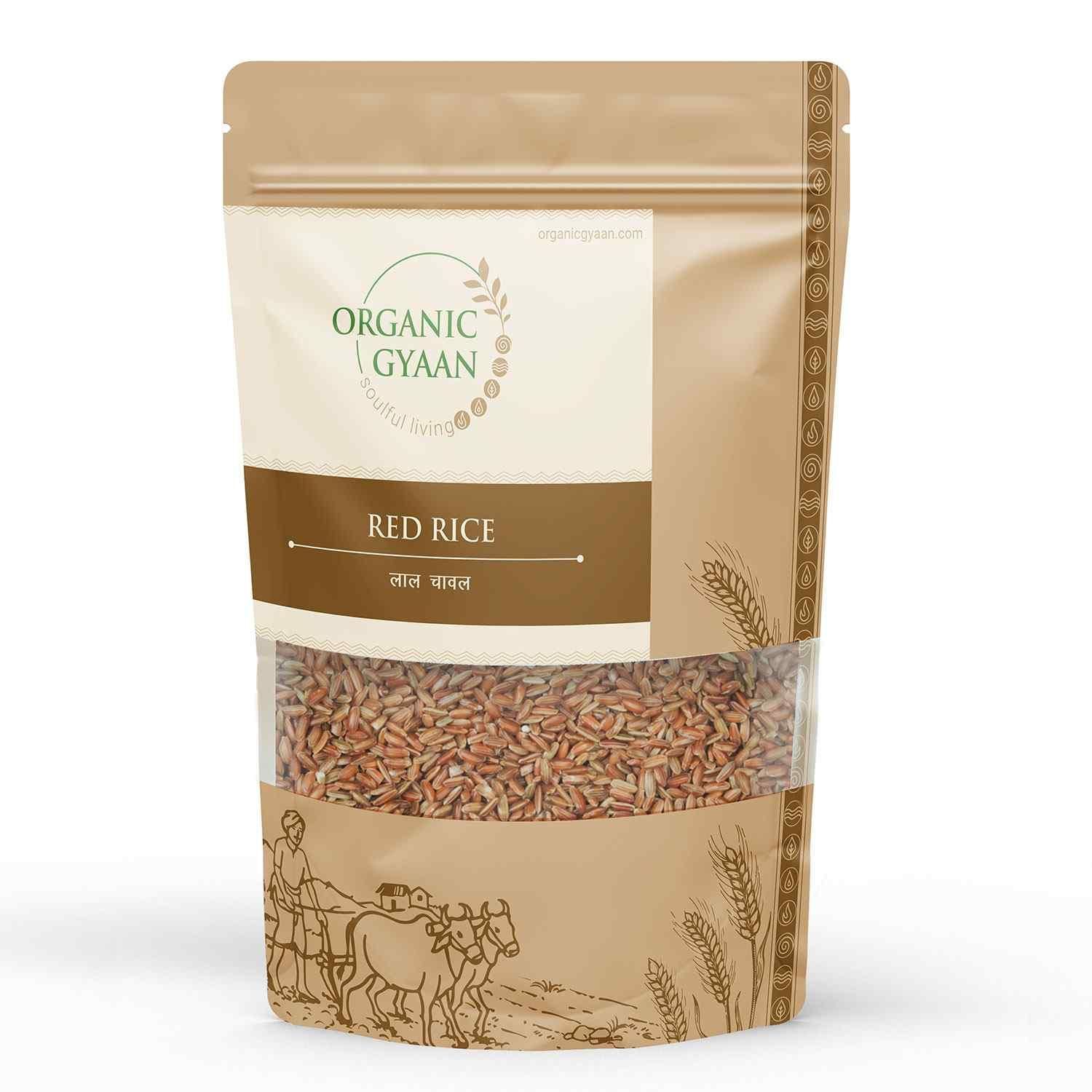 Organic Gyaan Organic Red Rice 900gm