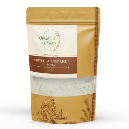 Organic Gyaan Organic Poha | White Flattened Rice 800gm