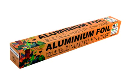 MAITRI ENVIRO ALUMINIUM FOIL ROLL 9 MTR 11 MICRON