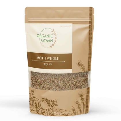 Organic Gyaan Organic Moth Whole 900gm