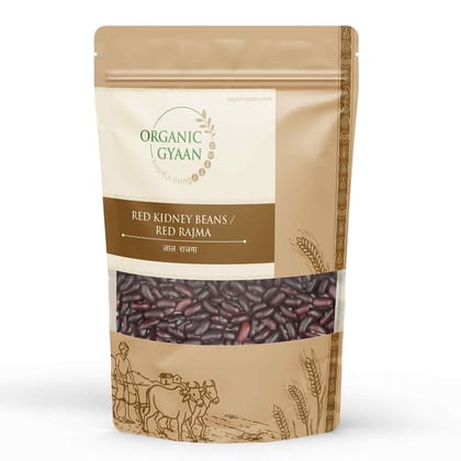 Organic Gyaan Organic Red Kidney Beans / Red Rajma 450gm