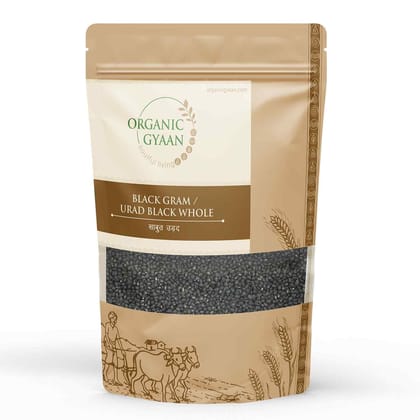 Organic Gyaan Organic Urad Black Whole / Black Gram 900gm