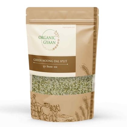 Organic Gyaan Green Moong Dal Split 900gm