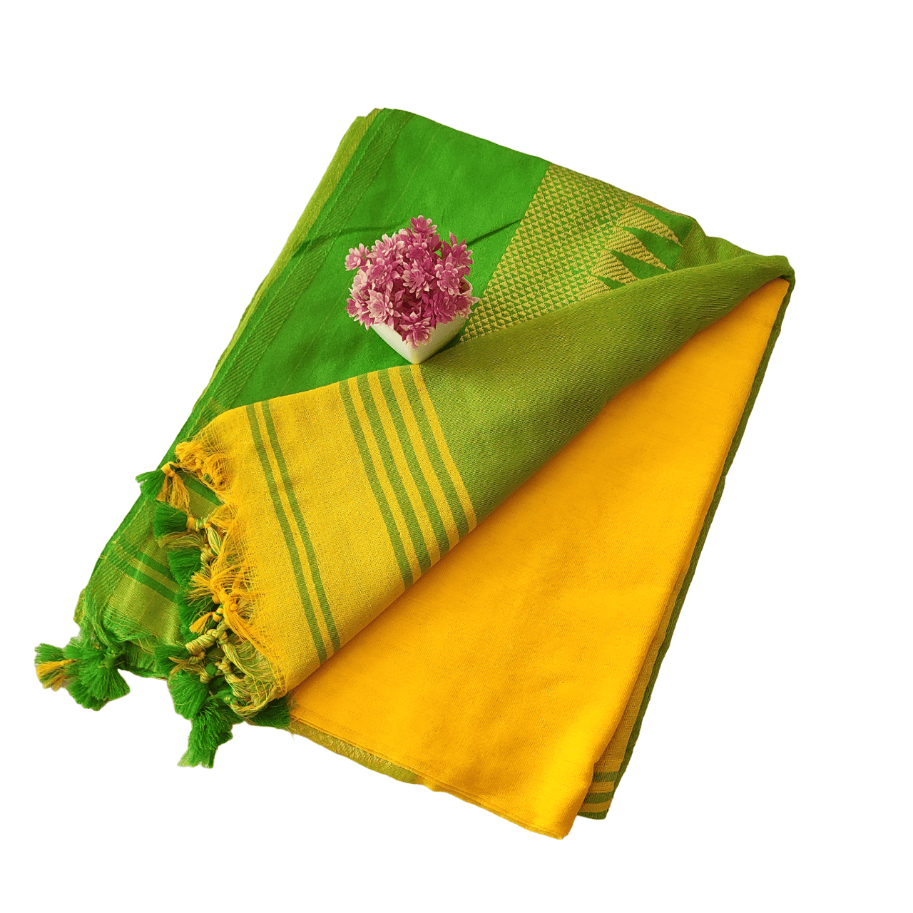 SOFT PURE COTTON HANDLOOM SAREE FOR WOMEN