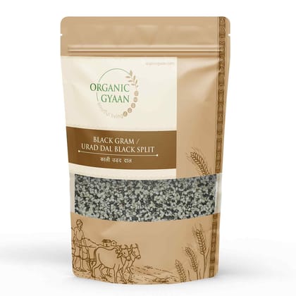 Organic Gyaan Urad Dal Black / Split Black Gram 450gm