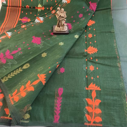 ORIGINAL HANDLOOM DHAKAI JAMDANI SAREE FOR WOMEN