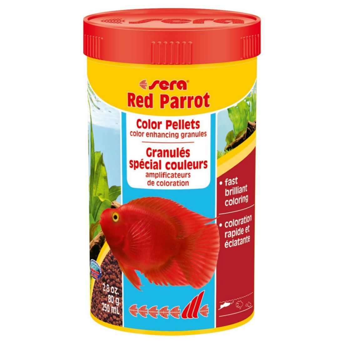 PS TRADER 80 g SERA Red Parrot for Brillent Coloration