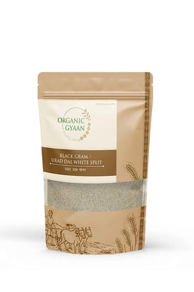 Organic Gyaan Organic Black Gram / Urad Dal White Split 900gm