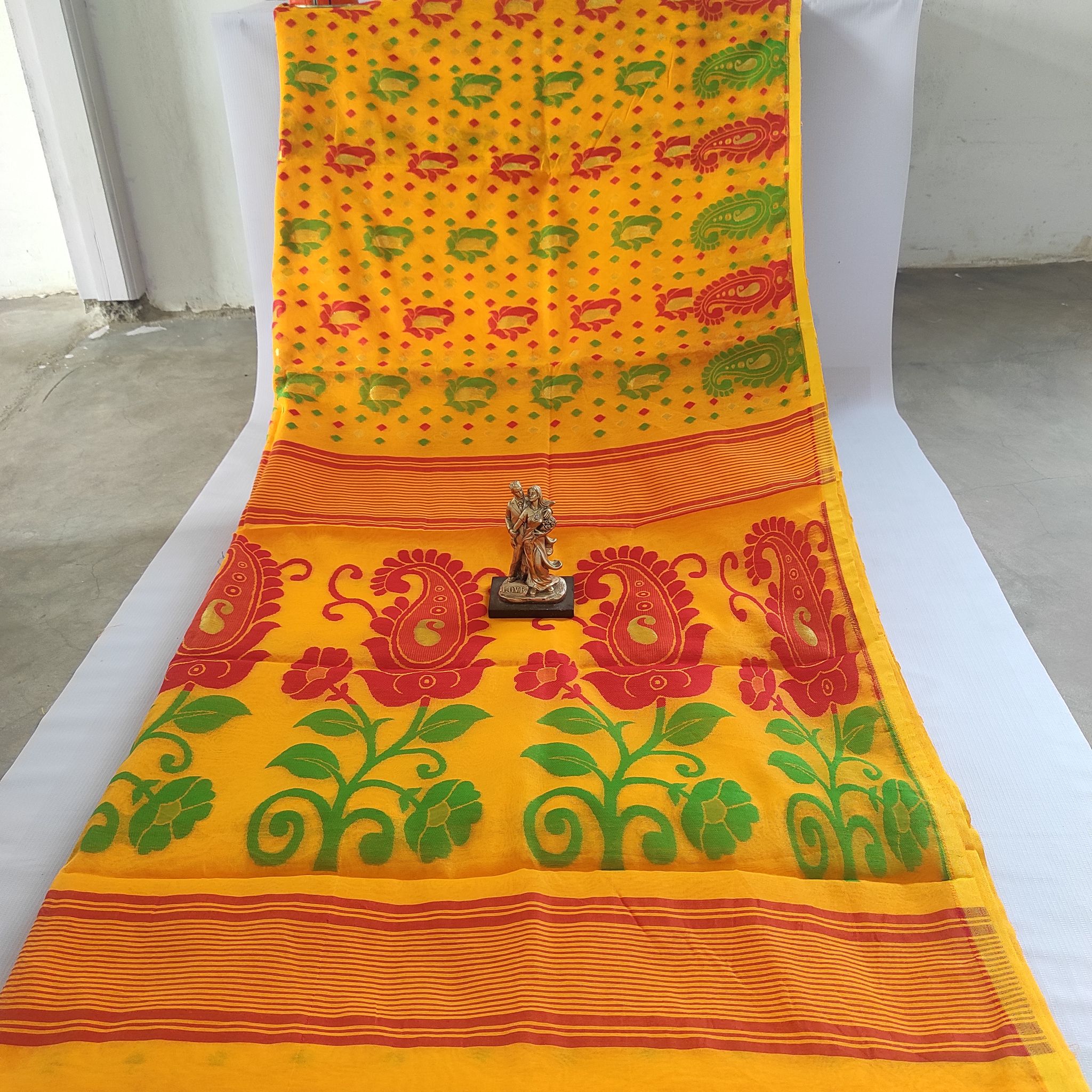 DHAKAI JAMDANI SAREE FOR WOMEN (COTTON SILK)