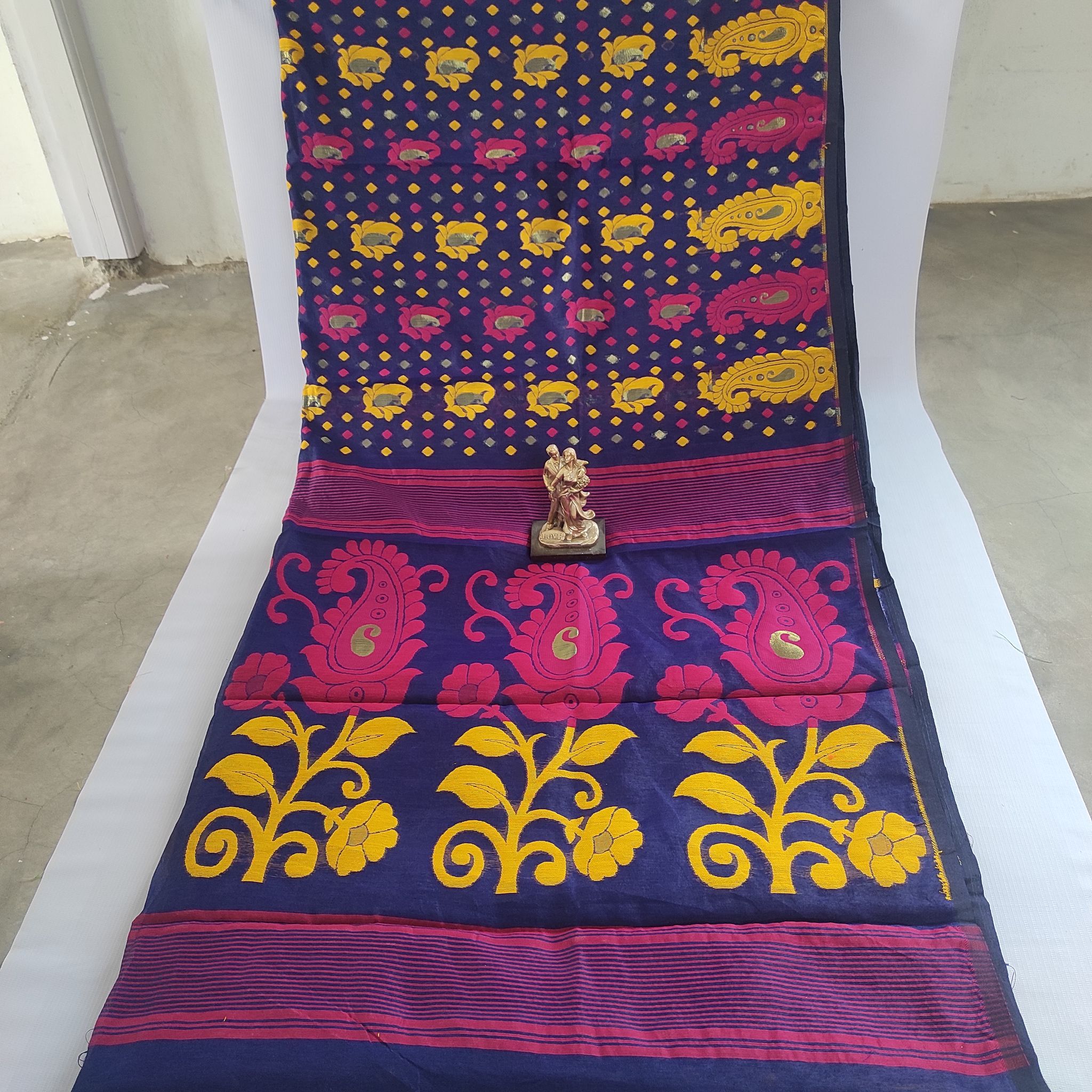 DHAKAI JAMDANI SAREE FOR WOMEN (COTTON SILK)