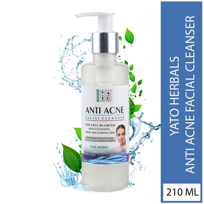 YATO Herbals Anti Acne Face Cleanser 210 ML
