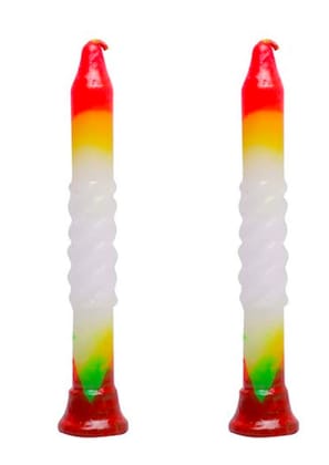 Dbeautify Wax Pillar Candles, Set of 2, Unscented