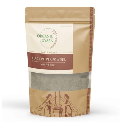 Organic Gyaan Organic Kali Mirch Powder/ Black Pepper Powder 100gm