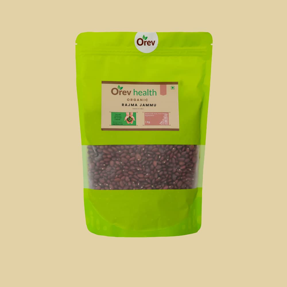 Orev Health Organic Rajma Jammu - 1Kg