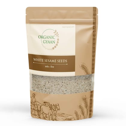 Organic Gyaan Organic White Sesame Seeds 100gm