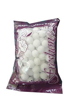 TOTAL SOLUTION Pure Quality Naphthalene Balls for Storing Clothing and Other Articles 4 grams each pack of 50