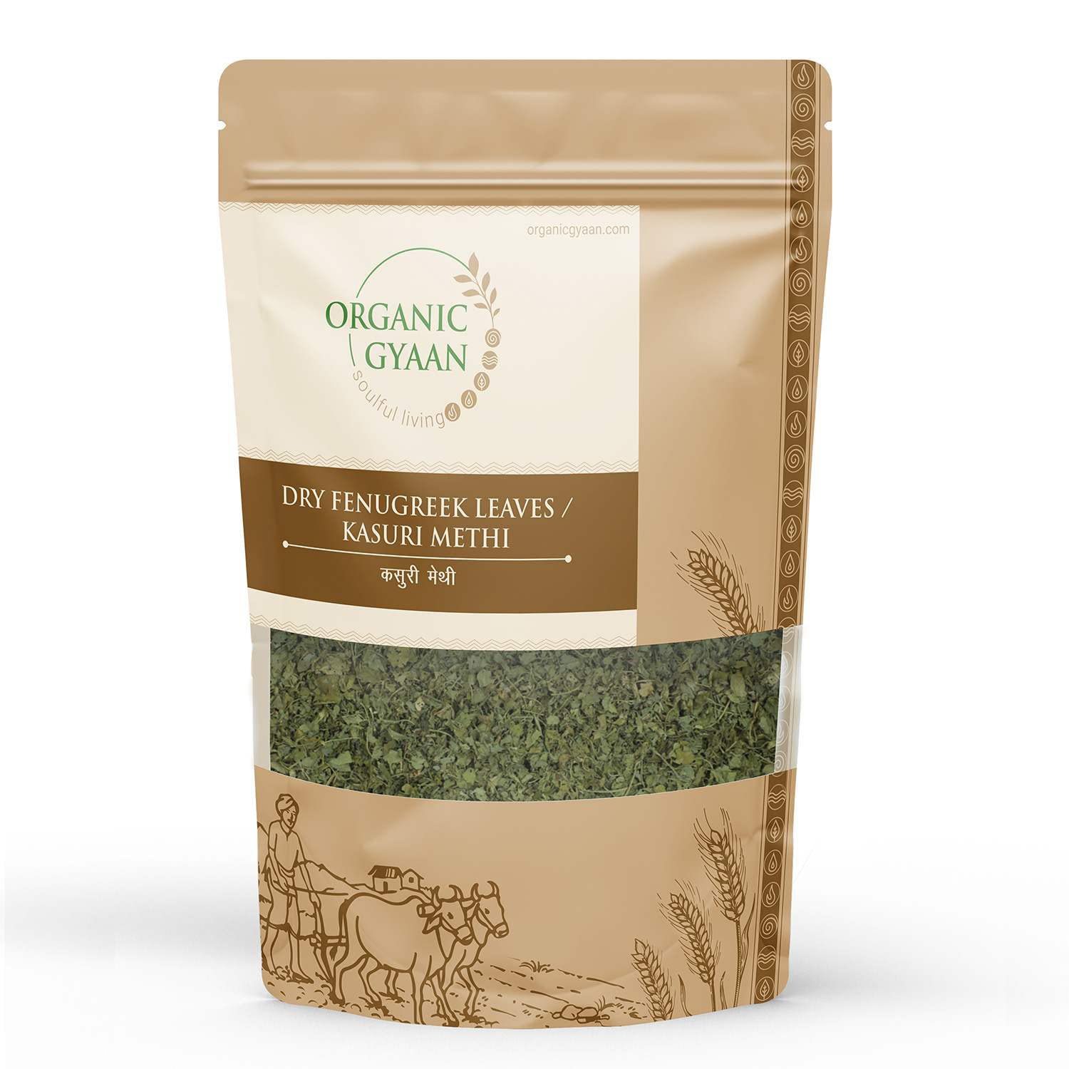 Organic Gyaan Organic Dry Fenugreek Leaves / Kasuri Methi 100gm