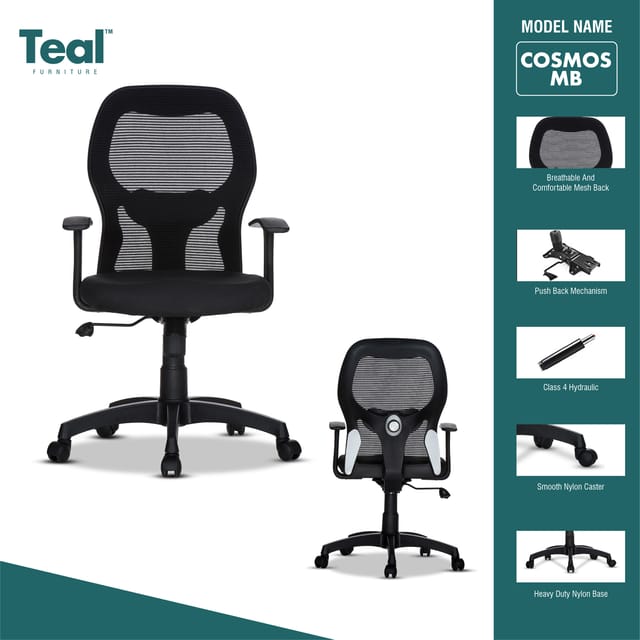 Teal discount office chair