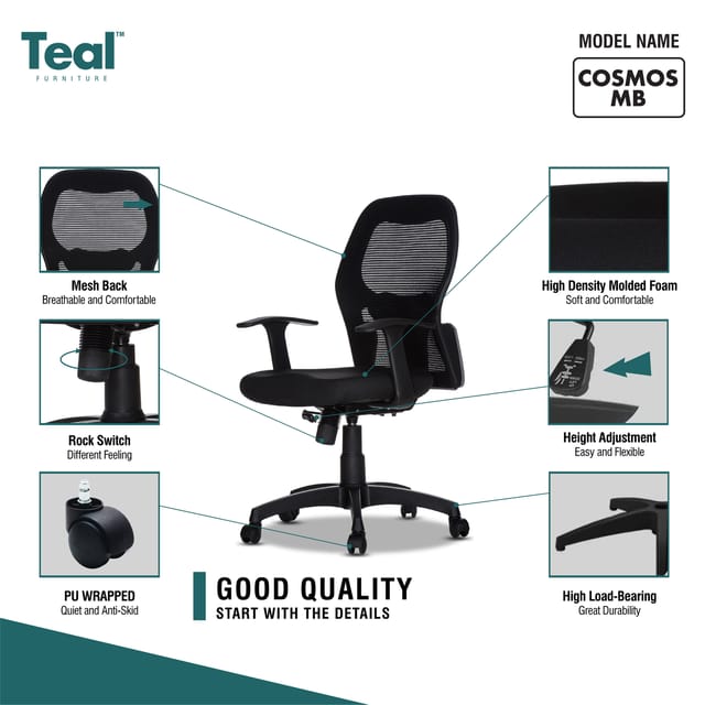 Teal discount desk chair