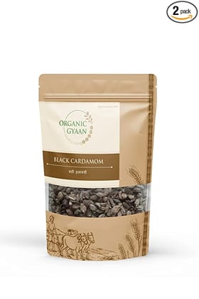 Organic Gyaan Organic Black Cardamom 100gm