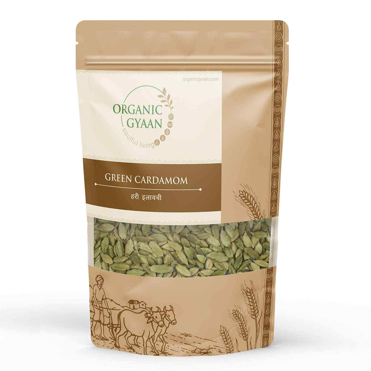 Organic Gyaan Organic Elaichi / Green Cardamom 50gm