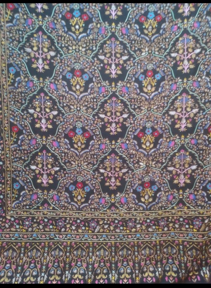 kashmir pashmina shawl handmade kanihama