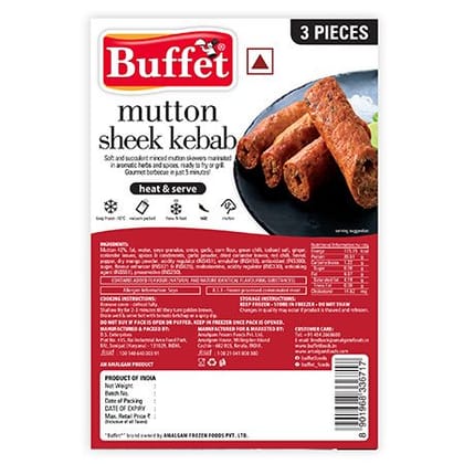 BUFFET MUTTON SHEEK KABAB 240