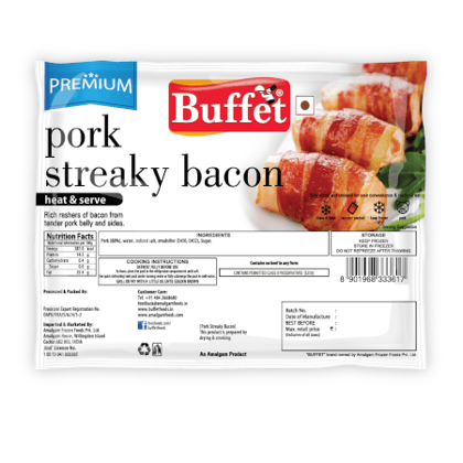 BUFFET PORK STREAKY BACON 400