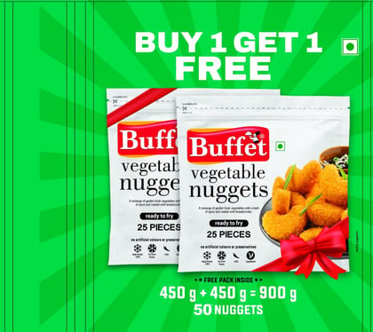 BUFFET VEGETABLE NUGGETS 300