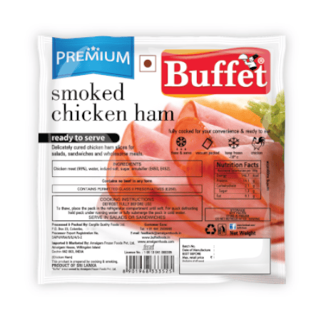 BUFFET SMOKED CHICKEN HAM 200