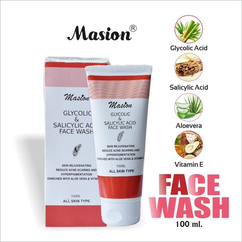 MASION Glycolic & Salicylic Acid Face Wash