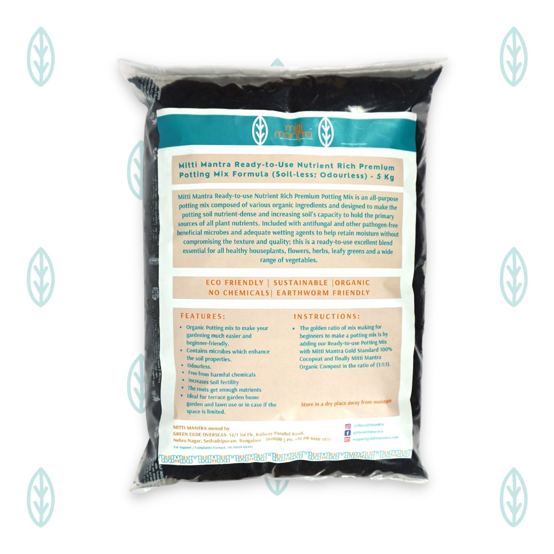 Nourish and Grow Potting Mix | 5Kg