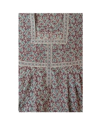 Devansh Trends Collections Women's Cotton Maxi Nightgown Freesize - 8XL,10XL Size (9XL, Cotton) Cream