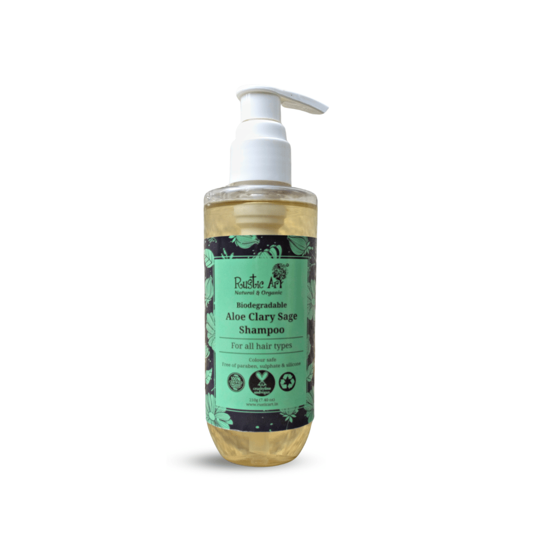 Biodegradable Aloe Clary Sage Shampoo (210g)