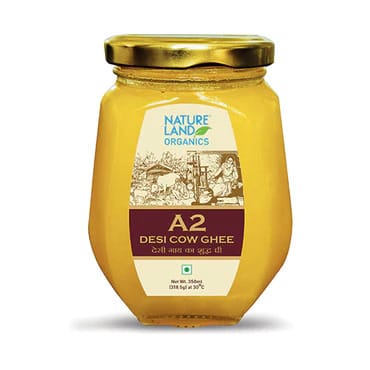 Natureland Organics A2 Desi Cow Ghee 350 ml