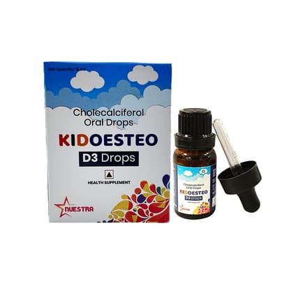 Kidoesteo cholecalciferol vitamin d3 oral drops for baby
