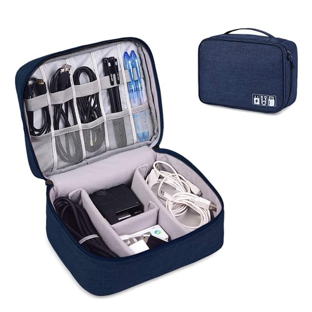 Buy Packnbuy 5 in 1 Travel Bag Organizer BLUE Color Set of 5 Different  sizes for Organizing your luggage, shirts, pants, ties, shoes, toiletries,  cosmetics, make-up, electronics, etc. Online at Lowest Price