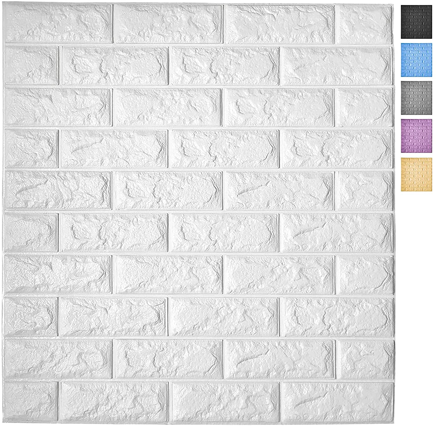 LAAYO3d Wallpapers for Wall Decor Living Room - 5D Brick Foam Wallpaper - Sticky Wall Papers - Wallpaper for tv Unit Background - 3D Foam Wallpapers for Walls(1)