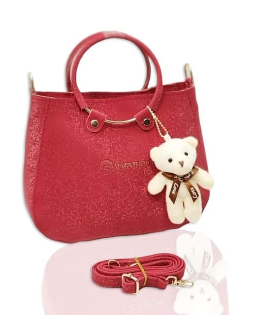 Vtg 60s leather purse. Burgundy red color hand bag... - Depop