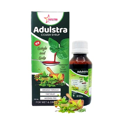Adulstra Gargle and Gulp Cough Syrup for dry & Wet Cough