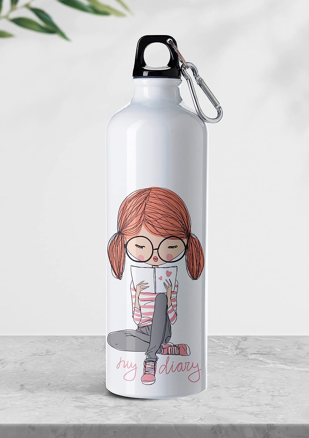 Weshopaholic Sublimation Printed Aluminium Water Bottle 750 ML (My Diary)