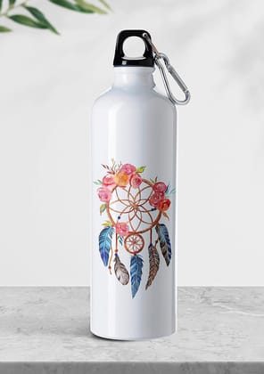 Weshopaholic Sublimation Printed Aluminium Water Bottle 750 ML (Dream Catcher)