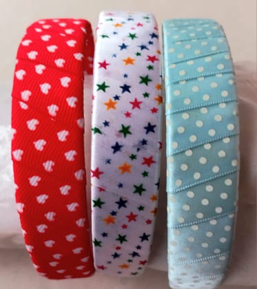 Polka dot Hairband Combo (3 Pcs) Set