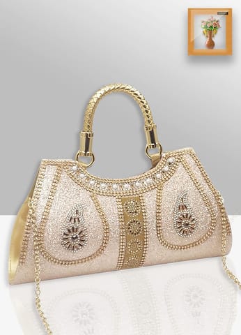 Golden colour 2025 hand purse